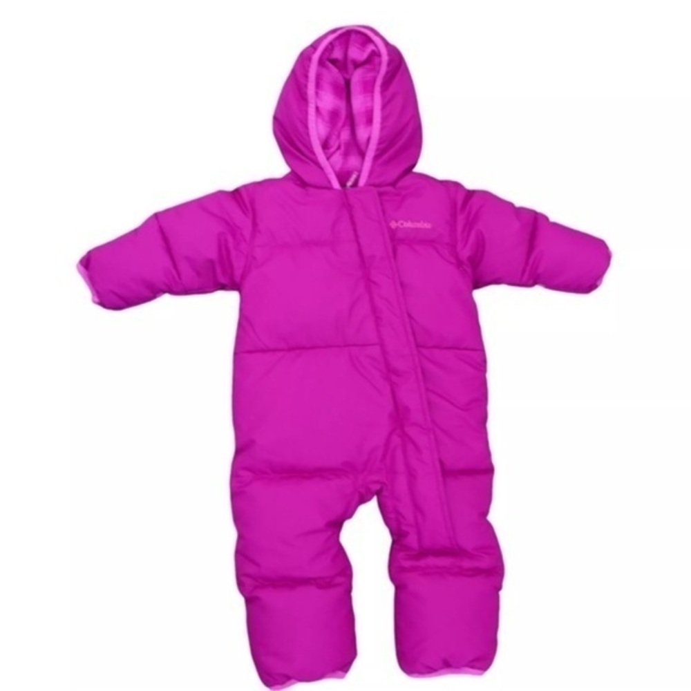 Columbia Hooded 1-Piece Fuchsia Pink Snowsuit​​